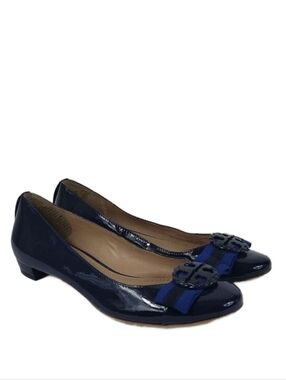 Tory Burch Maritime Patent leather Ballet Flat